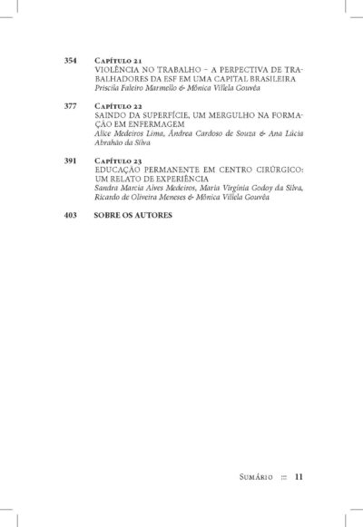 Enfermagem, ensino e saúde: reflexões e produtos do mestrado profissional  |  Cláudia Mara de Melo Tavares, Lucia Cardoso Mourão, Elaine Antunes Cortez & Ana Clementina Vieira de Almeida (todas orgs.) - Imagem 6